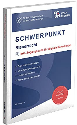 SCHWERPUNKT Steuerrecht: Ab dem Hauptstudium bis zum Referendariat