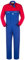 take time/lancelot Tuta da Lavoro Collo Coreana Blu Royal E Rosso Gabardine 245 G/M A41207 (XXL)