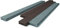 hanit Kunststoffbretter, Brettprofile aus dem Recycling-Kunststoff, Nut und Feder, 200cm x 12,5cm x 3cm, braun (3)
