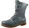 Andrea Conti Damen Stiefelette Leder Schnürboot 0348760, Größe:39 EU, Farbe:Grau
