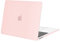 MOSISO Hülle Case Kompatibel mit MacBook Pro 13 Zoll 2025 2024 2023 2022-2016 M2 M1 A2338 A2289 A2251 A2159 A1989 A1706 A1708 mit/ohne Touch Bar,Plastik Hartschale Schutzhülle Cover, Kreide Rosa
