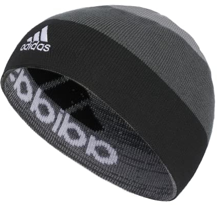 adidas Jungen Kinder Basic Beanie, Schwarz/Grau 6/Grau F23, Einheitsgr��e