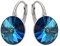 Rivoli Ohrringe Österreichische Zirkonia 925 Silber - Schmuck für Frauen und Mädchen - Hängeohrringe Ideal für Geschenke für Frauen (Bermuda Blue)