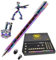Aionly Fidget Magnetic Pen, Decompression Ballpoint Magnet Pen Fidget Toys For Ages 8-13, Christmas Stocking Filler Gift For Teenage Boys Girls 8 9 10 11 12 Years Old, Unique Gadgets (Rainbow-1)