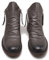 VAVENI Stivali vintage da uomo in pelle, stivali da cavaliere, scarpe da uomo antiscivolo con doppia zip, 38-48(grigio,44)