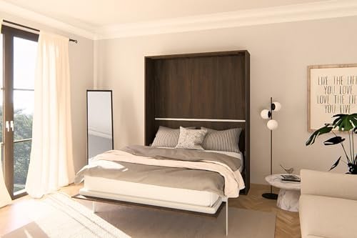 Alucabina - Kentucky Klappbett mit Holz-Finish: Nussbaum braun