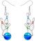 NEWEI Acryl Baseball Fußball Ohrringe Baumeln Basketball Fußball Schmuck Für Damen Mädchen Sport Liebhaber (Bowling Ball)
