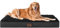 EHEYCIGA Orthopädisches Hundebett Grosse Hunde XL 104x68x9cm, Hundekissen Waschbar Flauschig, Hundematte Hundematratze für Kiste, Schwarz