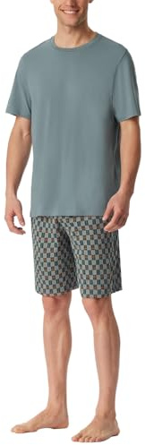 Schiesser Herren Schlafanzug kurz Rundhals - Nightwear Set