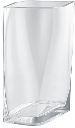 blomus Duasis Vase | Clear | Größe M | Moderne Glasvase für Blumen & Wohndeko