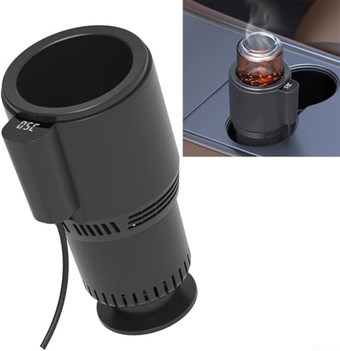 AugustknowU Porte-gobelet intelligent 2 en 1 pour voiture chaud et froid pour réfrigérateur de voiture