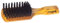 Faller Haarbürste aus Olivenholz, für alle Haartypen, unisex, Holzfarbe/Schwarz