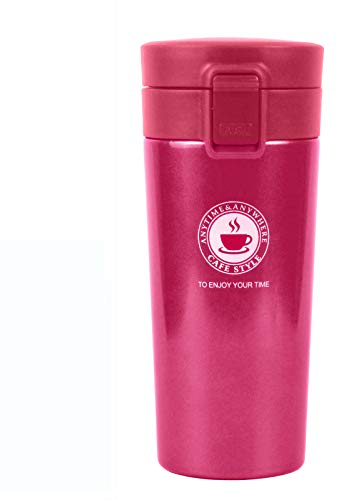 Vaso Termico Café Termo Taza Termica Viaje Para Llevar Sin Bpa (Rosa)