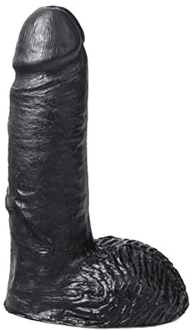 Hung System Marcel Realistischer Dildo mit Hoden - Schwarz - 17 cm Länge