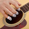Tbest Fingerpicks,Alaska Picks Guitar,Fingerpicks Gitarre Finger Daumen Pick or,4 Stücke nststoff DIY Finger Picks or Zubehör Für Gitarre Bass U Mandoline