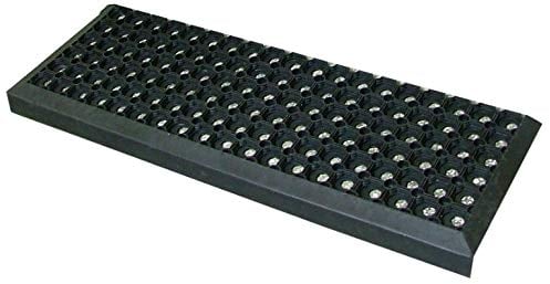 Gummi Stufenmatten Fußmatte Ringgummimatte 25x75 cm Treppenmatte Matte rutschhemmend (5 Stück)