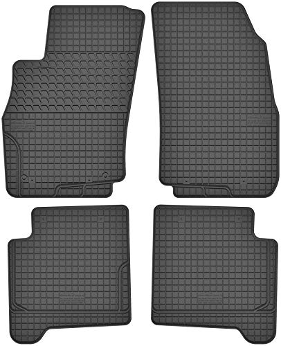 Gummimatten Gummi Fußmatten Satz für FIAT Grande Punto (2005-2009) / Punto Evo (2009-2012) / Punto 12' (2012-2018) / Linea (2007-2015) - Passgenau