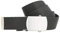 shenky Stoffgürtel | 4cm Breite | Stoff Gürtel mit Gürtelschnalle | Herrengürtel | Canvas | Damen | Schnalle | Damengürtel | belt | Textilgürtel | breit |140cm | Schwarz