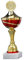 Henecka Pokal Serie Annelie, Gold-rot, mit Wunschgravur und auswählbarem Sport-Emblem, Größe 45 cm