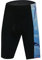 YFPICO Kinder Fahrrad-Shorts/Rad-Hose Mit Innenhose/Mountainbike - Atmungsaktiv schnelltrocknend, Schwarz, 104/110