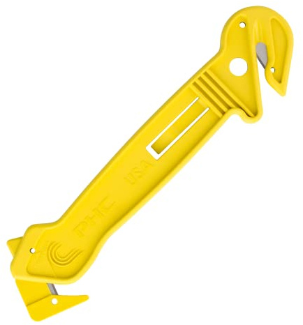 Pacific Handy Cutter EBC2 Dual Head Concealed Safety Cutter, Safe and Efficient Cutting for Shrink Wrap, Film, Cardboard, Tape, Plastic Straps, and much more
