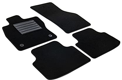 MDM SP-8874 Fußmatten Velours Autoteppich passend für Seat Leon IV Leon IV Sportstourer (KL) (auch Plug-in Hybrid) 2020>