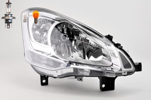 Johns, Scheinwerfer passend für Citroen Berlingo 7 04/08-02/12 rechts + Leuchtmittel
