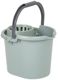 Silver Sage 16L Mop Bucket With Wringer and Handle Domestic, Industrial, Commercial and Household Cleaning Mop Bucket Floor Cleaning Bucket