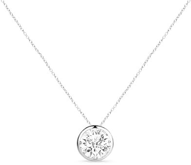 AMORINO Collana Donna Punto Luce In Acciaio Inossidabile (Argento)