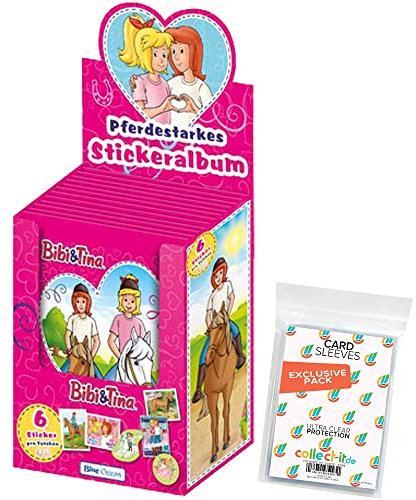 collect-it.de MY HOME OF CARDS + TOYS Exklusive Aufbewahrungshüllen im Bundle mit Bibi & Tina 2023 - Sammelsticker - 1 Display (36 Tüten)