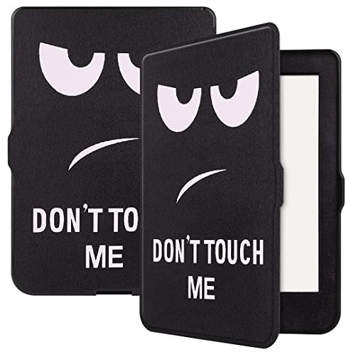 SATURCASE Coque pour Kobo Nia 6.0 2020, belle coque de protection à rabat en cuir PU et silicone ultra fine et légère avec fonction veille/réveil automatique (KN-1)