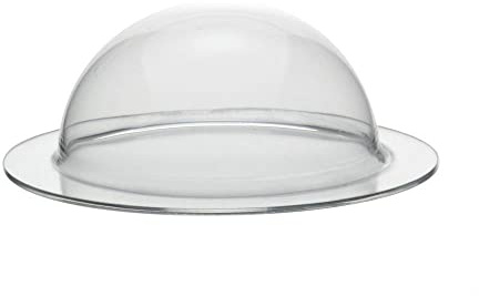 Transparente Acrylglas Halbkugel 150mm Ø mit Krempe/Acryldome/Halbschale | Glasklar, Verrerrungsfrei, Umlafenden 15mm Rand, Auslieferung mit Schutzfolie Innen+Aussen, Brilliante Klarheit