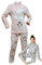 Infiore Pigiama Donna Pile Effetto Coral- Pigiama Donna Pile Morbido - Pigiama Donna Invernale - Pigiama Donna Coral - Pigiama Donna Felpato (1433 Rosa, M)