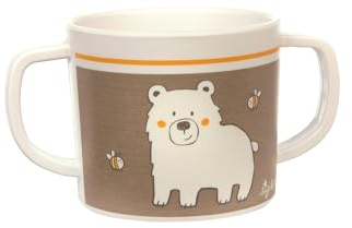 Sigikid 25386 HoniBoni Bear RPET Tasse pour enfant recommandée pour les enfants âgés de 2 ans Durable, robuste et durable