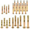 BATINO 24Pcs Expansion Bolts, M6 M8 M10 Wall Anchor Heavy Duty Concrete Masonry Brick Wall Fixings Plugs Screws (50/70/80mm)