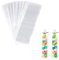 Acan Tradineur - 6 Paquetes de 36 Bolsas Transparentes de plástico para Caramelos, Envolver Galletas, chuches, Fiestas, cumpleaños, Regalos (Total 216 Bolsas - 8 x 30 cm)