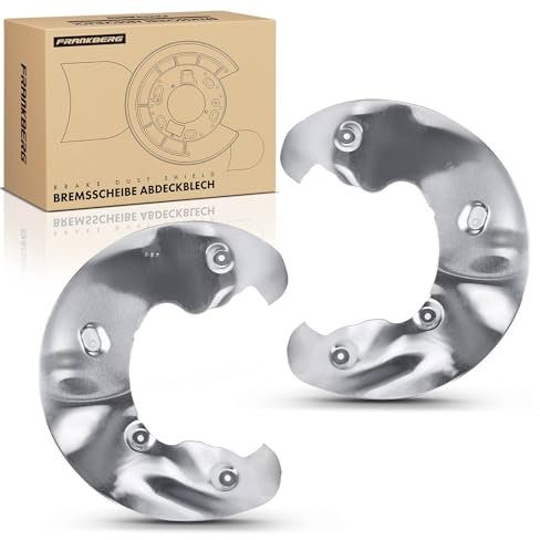Frankberg 2x Spritzblech Bremsscheibe Vorderachse Kompatibel mit A4 8K2 1.8L-3.2L 2007-2015 A5 8T3 1.8L-4.2L 2007-2017 A6 4G2 C7 4GC 3.0L 2013-2018 Replace# 8K0615312H
