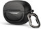 SURITCH Clear Case Compatible with New Bose Ultra Open Earbuds (2024), Durable Full-body Shockproof TPU Protective Case with Carabiner & Key Ring & Transparent Logo Window(Black)