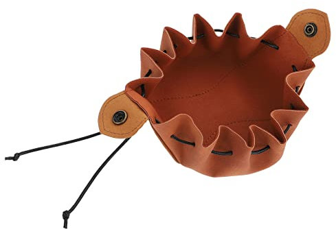 SAFIGLE Pu Würfel Tasche Spiel Zubehör Beutel Bunte Würfel Lagerung Pull-Out Brieftasche Kratzfest