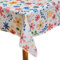 ESSEX - Tischdecke 110 x 160 cm, Tischdecken aus Strapazierfähigem Stoff, Hochwertige Tischtuch, Table Cloth Mehrfachen Gebrauch, Einfache Pflege - Flower BOM Rot