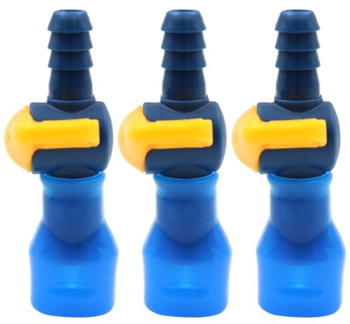 POFET 3 Pezzi connettore Tubo ugello Sacca idratazione, connettore Tubo Dritto Parti di Ricambio Sacca d'Acqua, per sacche idratazione Tubo Camelbak