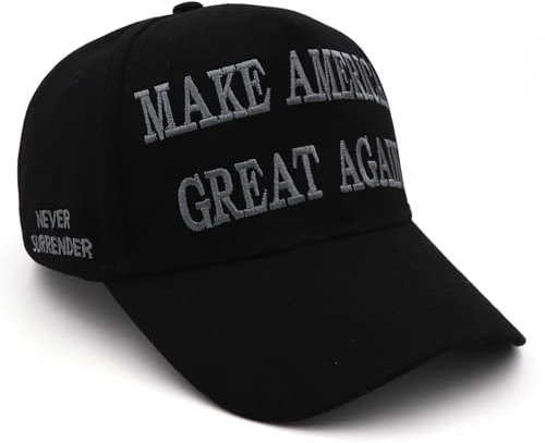 KOOLYI Trump Hat 45-47 MAGA Hat Make America Great Again Hut mit USA-Flagge Verstellbare Baseballkappe Mesh Back Cap, Schwarz, Einheitsgr��e