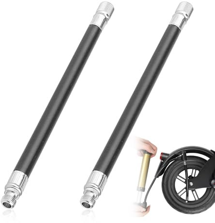 2 Pezzi Prolunga per Pneumatici, valvola Gonfiabile, per MI M365 Pro2 1S, Scooter Elettrico, Tubo di Estensione per valvola di Estensione, Parti di Ricambio per Scooter e Scooter