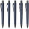 Faber-Castell 205256 - Kugelschreiber Poly Ball Urban Blue, 5 Stück, mit auswechselbarer XB Mine, dokumentenecht