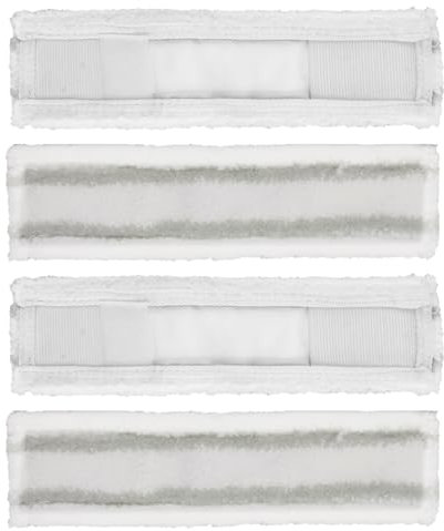 Mikrofaser Wischbezüge Kompatibel mit Kärcher Fensterreiniger, 4 Stück Ersatz Moppbezug Fensterreiniger Ersatzteile Zubehör Hohe Reinigungsleistung für Fensterreinigung (WV1 WV2 WV5)