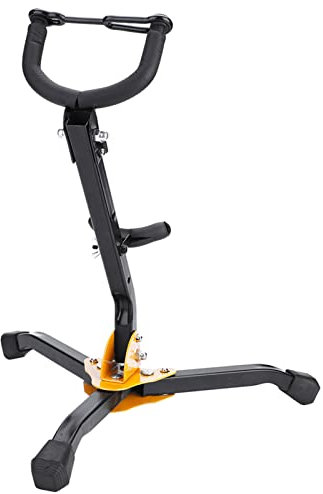 RiToEasysports Sassofono Stand Duty Duty Regolable ALTO Tenor Sax Porta con Piedi di Gomma Non Slip per l'uso del Palco della Casa