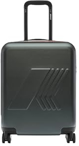 K-Way Borsa trolley unisex in policarbonato verde K81372W Colore WMR