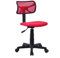 IDIMEX Chaise de Bureau pour Enfant Milan Fauteuil pivotant et Ergonomique sans accoudoirs, siège à roulettes avec Hauteur réglable, revêtement Mesh Rouge