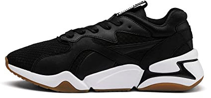 Puma Nova 90's Bloc WN's, Women’s Low-Top Sneakers, Black (Puma Black-Puma 01), 3.5 UK (36 EU)