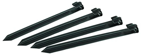 GASMIS 30 cm Lang Bodenanker Befestigung für Tropfschlauch, Erdanker Halterung für Perlschlauch oder Gartenbewässerung, Made in EU, 100 Stück